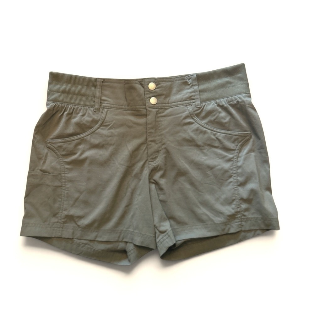 Title Nine Clamber Shorts Olive Green Hiking Outdoor Utility Women 12 TN-250904